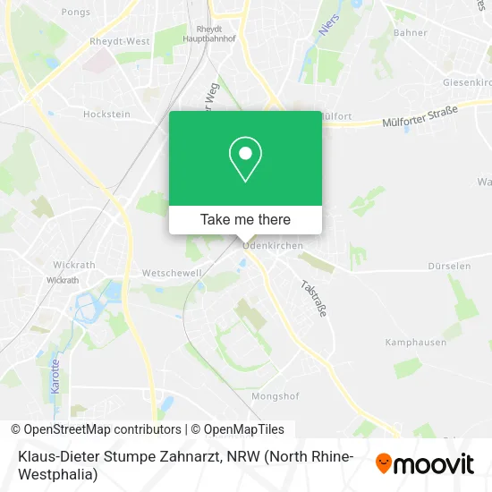 Klaus-Dieter Stumpe Zahnarzt map