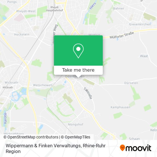 Wippermann & Finken Verwaltungs map
