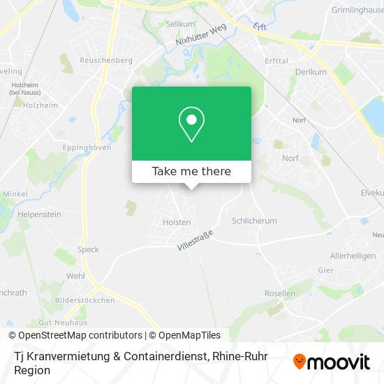 Tj Kranvermietung & Containerdienst map