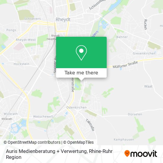 Auris Medienberatung + Verwertung map