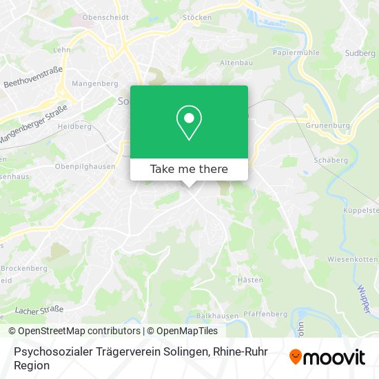 Карта Psychosozialer Trägerverein Solingen