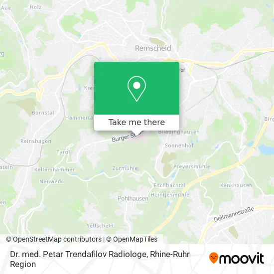 Карта Dr. med. Petar Trendafilov Radiologe