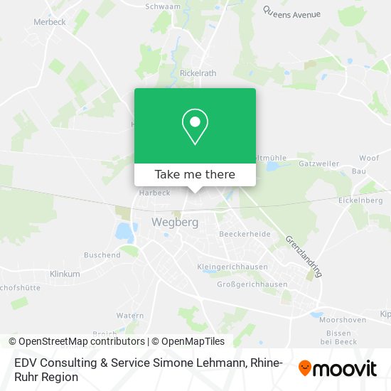 EDV Consulting & Service Simone Lehmann map