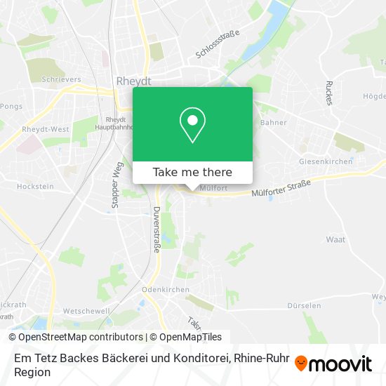 Em Tetz Backes Bäckerei und Konditorei map