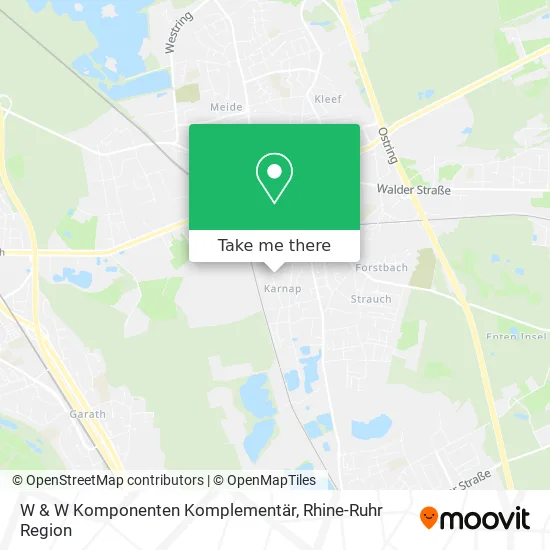 Карта W & W Komponenten Komplementär