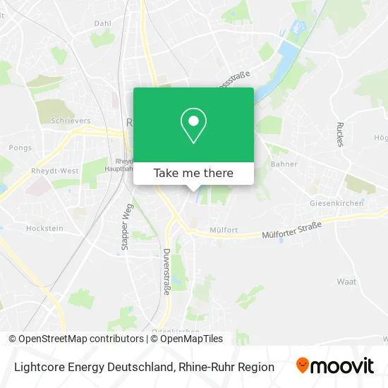 Карта Lightcore Energy Deutschland