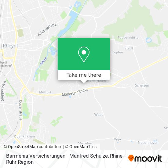 Barmenia Versicherungen - Manfred Schulze map