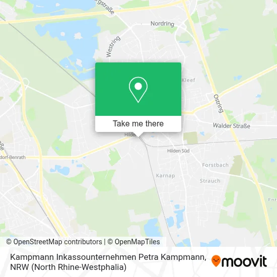 Kampmann Inkassounternehmen Petra Kampmann map