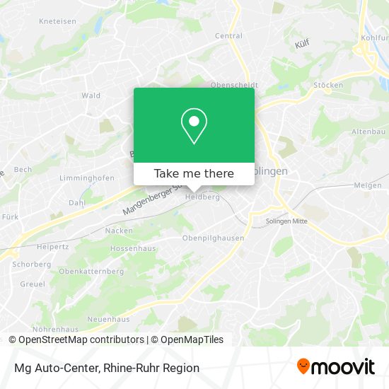 Mg Auto-Center map