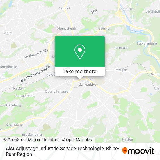 Карта Aist Adjustage Industrie Service Technologie