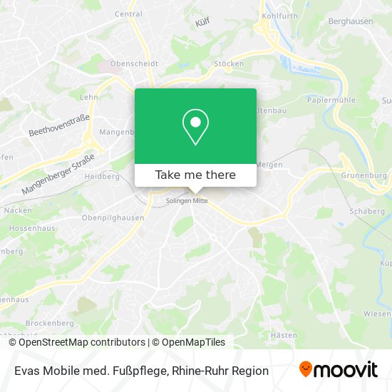 Карта Evas Mobile med. Fußpflege