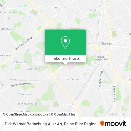 Dirk Werner Bedachung Aller Art map