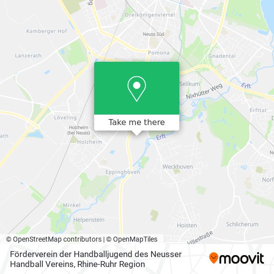 Förderverein der Handballjugend des Neusser Handball Vereins map