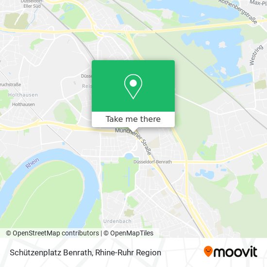 Schützenplatz Benrath map
