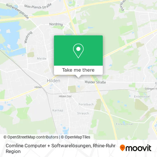Карта Comline Computer + Softwarelösungen