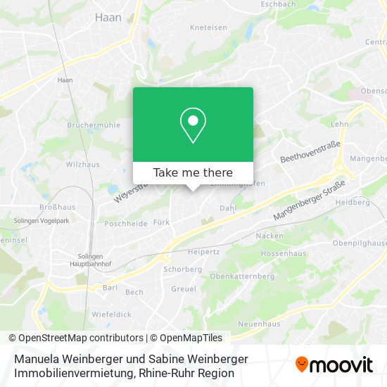 Карта Manuela Weinberger und Sabine Weinberger Immobilienvermietung