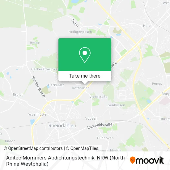 Карта Aditec-Mommers Abdichtungstechnik
