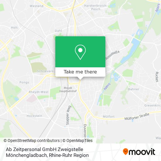 Ab Zeitpersonal GmbH Zweigstelle Mönchengladbach map