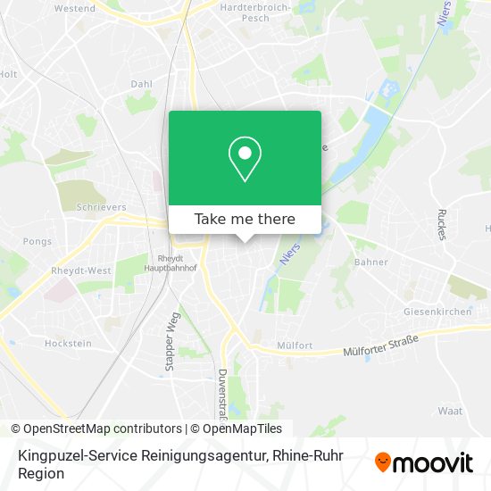 Kingpuzel-Service Reinigungsagentur map