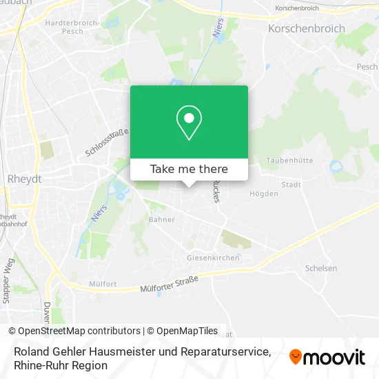 Карта Roland Gehler Hausmeister und Reparaturservice