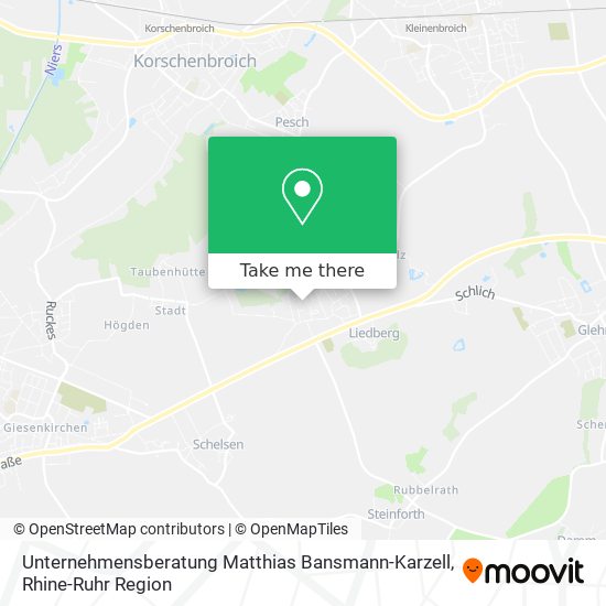 Unternehmensberatung Matthias Bansmann-Karzell map