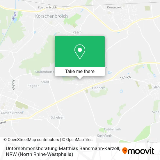 Карта Unternehmensberatung Matthias Bansmann-Karzell