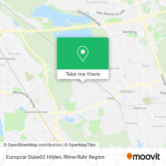 Europcar Duse02 Hilden map