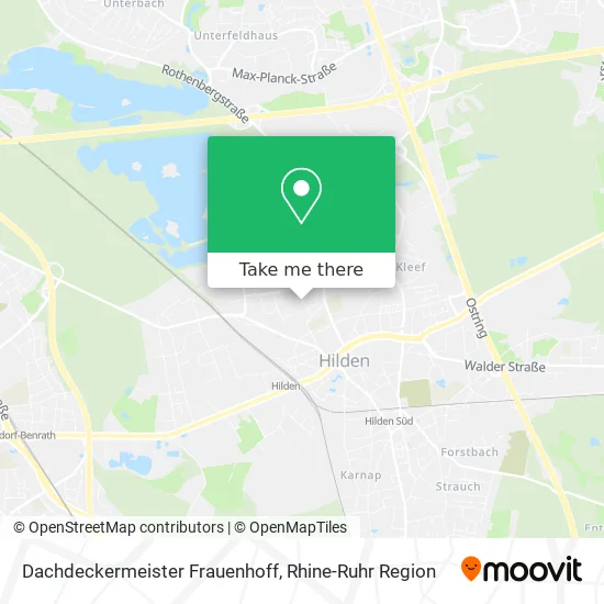 Карта Dachdeckermeister Frauenhoff