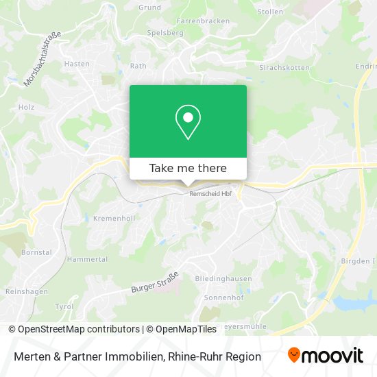 Merten & Partner Immobilien map