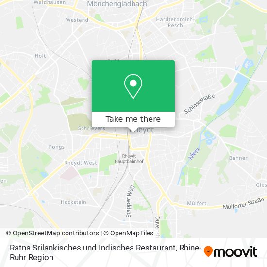 Карта Ratna Srilankisches und Indisches Restaurant