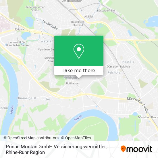 Prinas Montan GmbH Versicherungsvermittler map