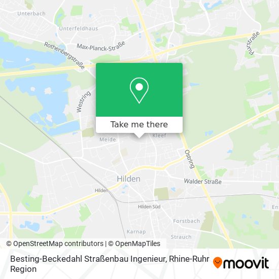 Карта Besting-Beckedahl Straßenbau Ingenieur