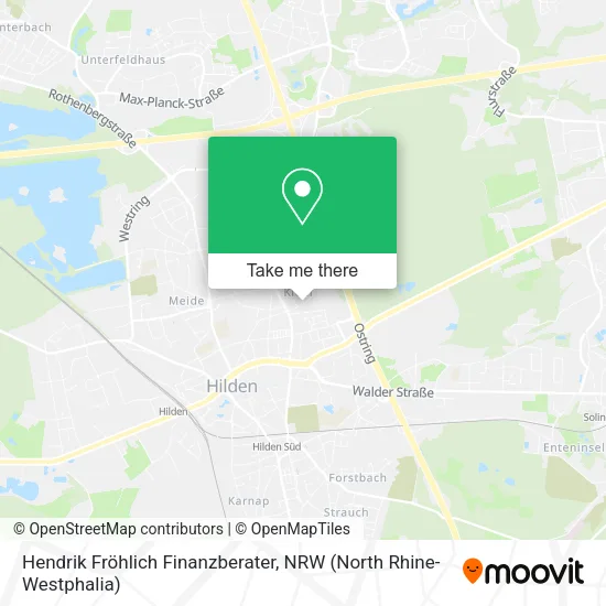 Карта Hendrik Fröhlich Finanzberater