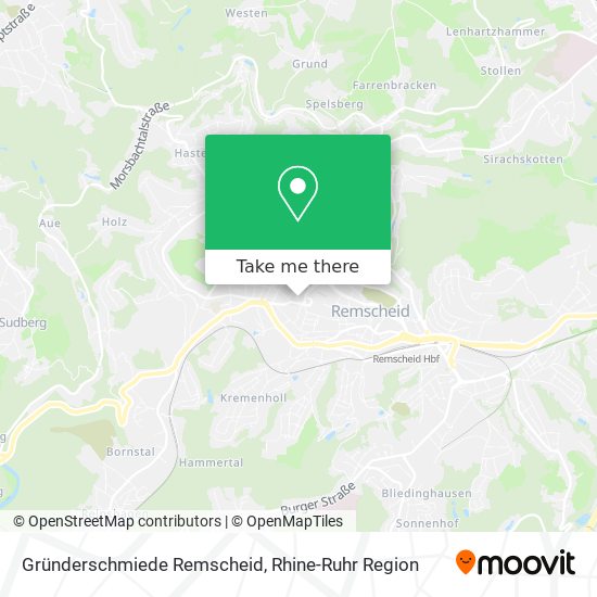 Gründerschmiede Remscheid map