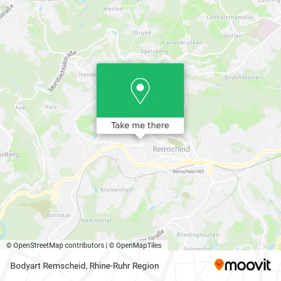 Карта Bodyart Remscheid