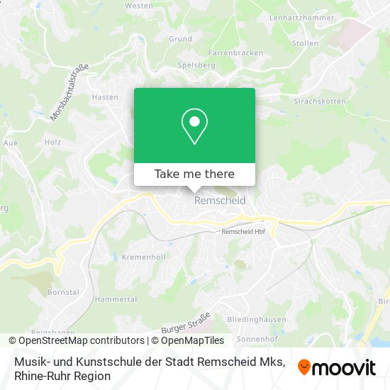 Musik- und Kunstschule der Stadt Remscheid Mks map