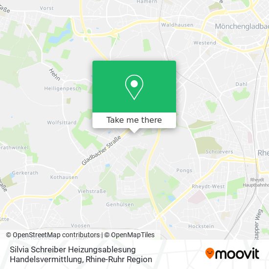Карта Silvia Schreiber Heizungsablesung Handelsvermittlung