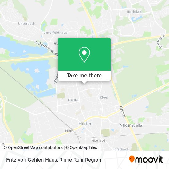 Fritz-von-Gehlen-Haus map