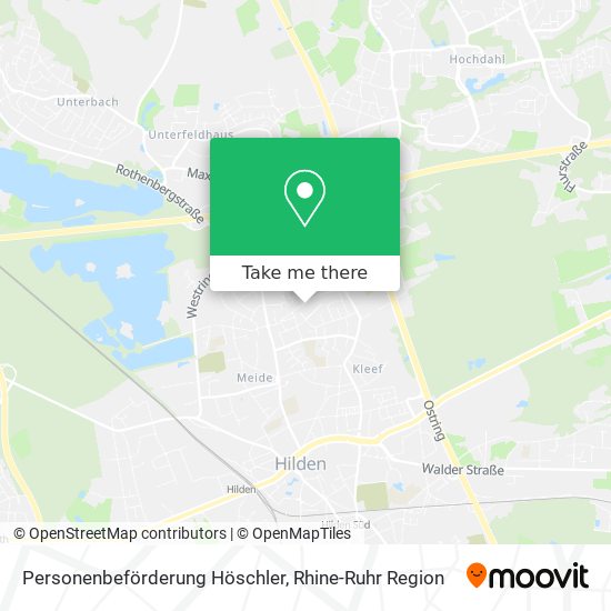 Personenbeförderung Höschler map