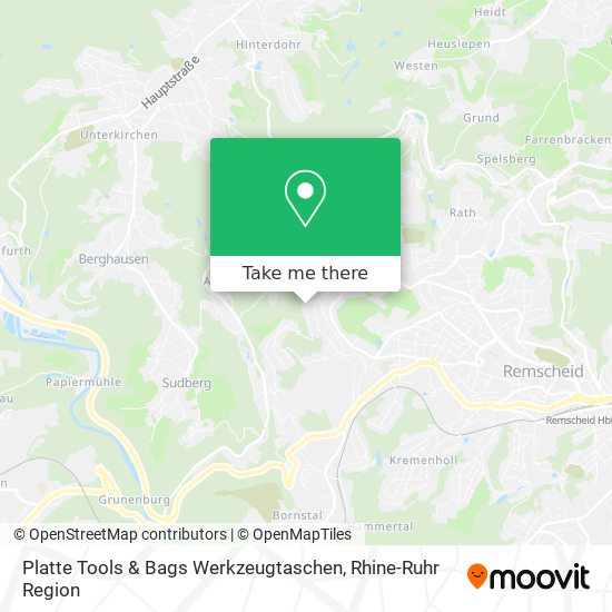 Platte Tools & Bags Werkzeugtaschen map