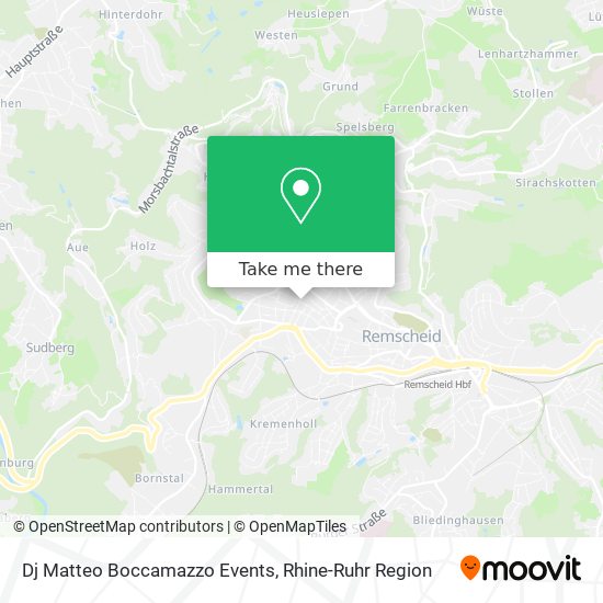 Dj Matteo Boccamazzo Events map