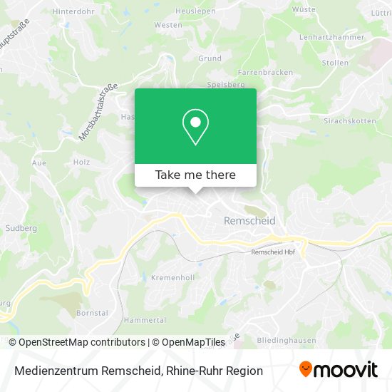 Medienzentrum Remscheid map