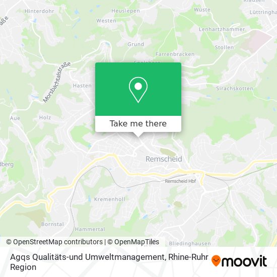 Карта Agqs Qualitäts-und Umweltmanagement