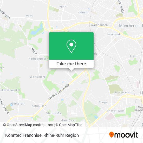 Konntec Franchise map