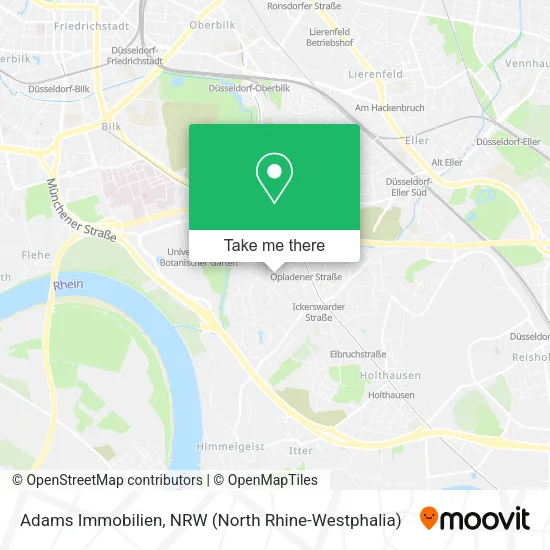 Карта Adams Immobilien