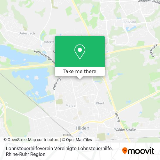 Lohnsteuerhilfeverein Vereinigte Lohnsteuerhilfe map