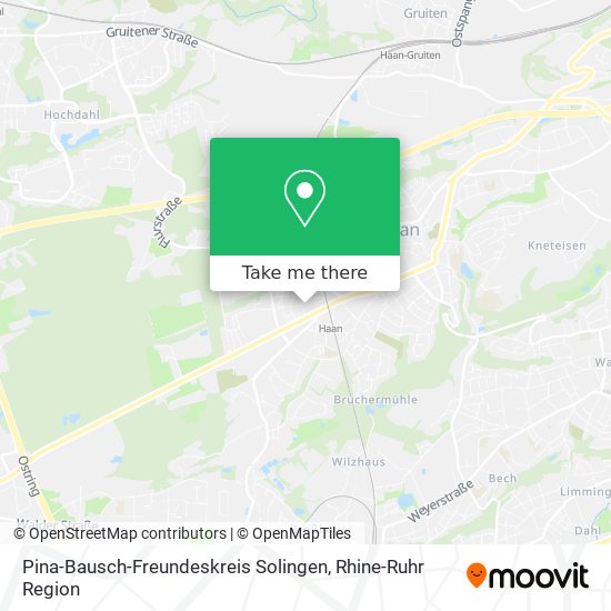 Pina-Bausch-Freundeskreis Solingen map