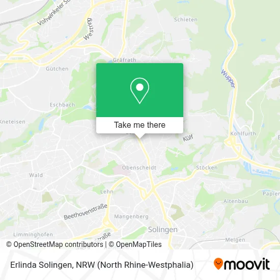 Erlinda Solingen map