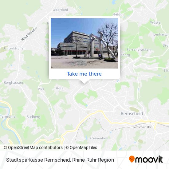 Stadtsparkasse Remscheid map