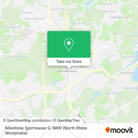 Milestone Sportswear G map